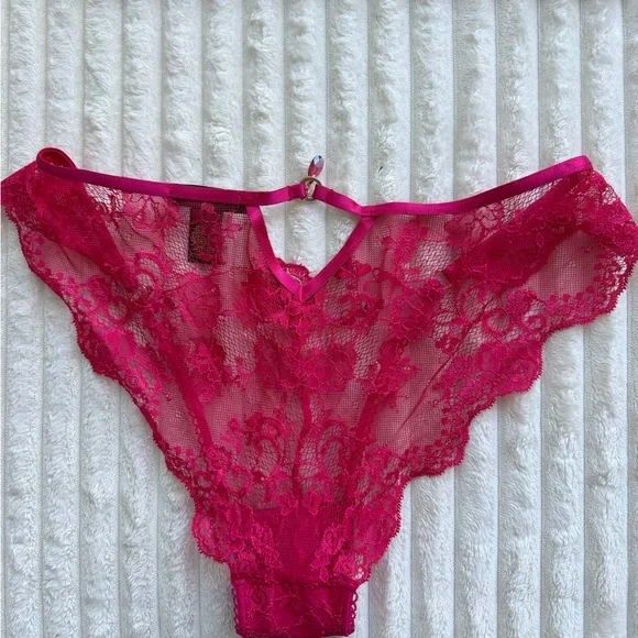 Honey Birdette Pink Floral Bra Set - Picture 5 of 6